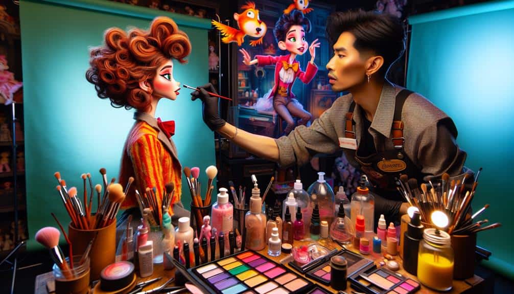 Animated Character Makeup Artistry