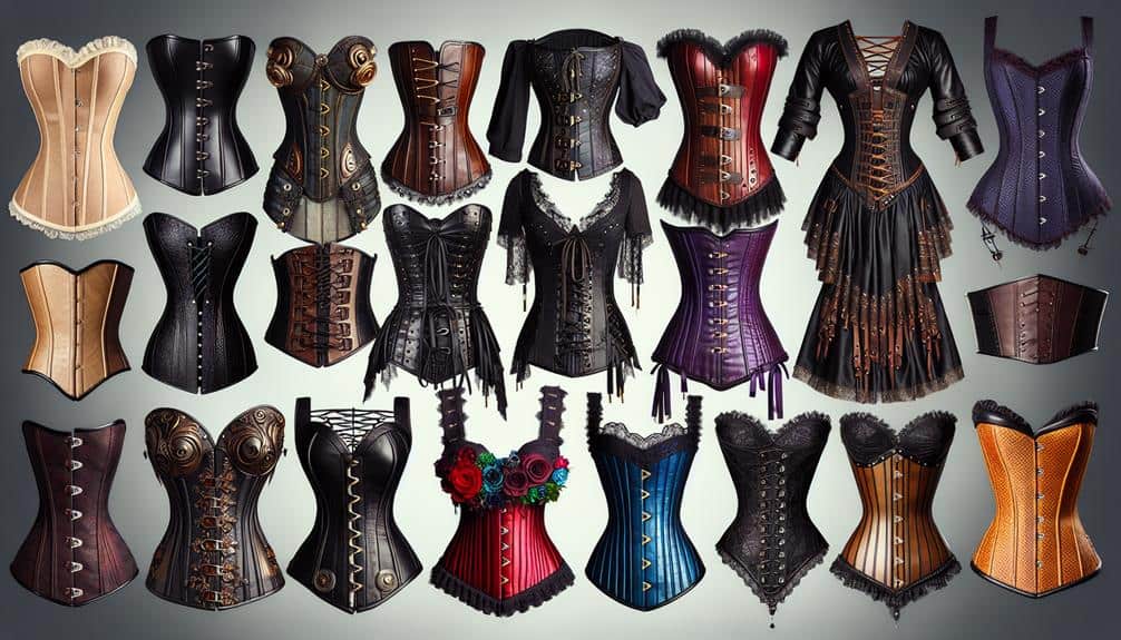 corset styles for cosplay