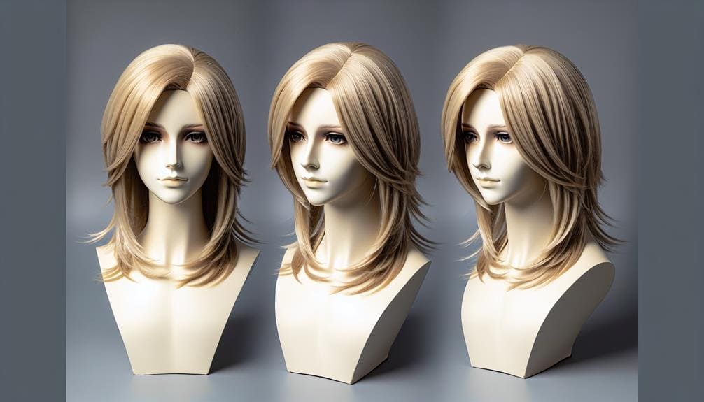 Cosplay Wig Parting Styles