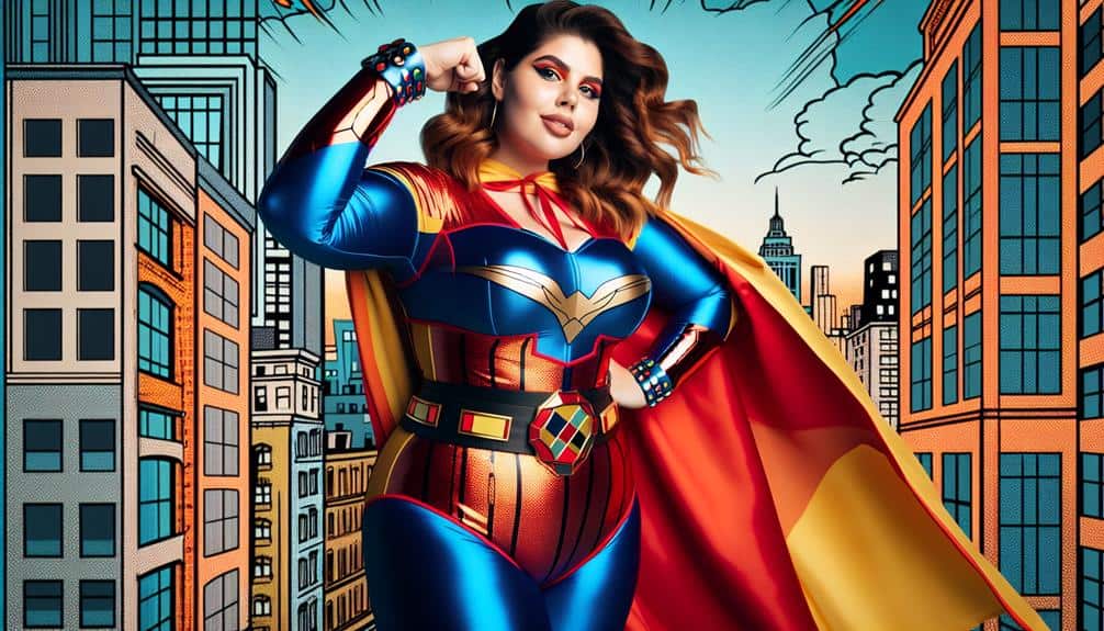 Empowering Plus Size Superhero Cosplay