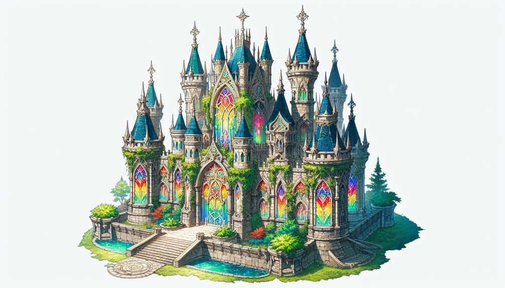 Fantasy Castle Cosplay Backdrop