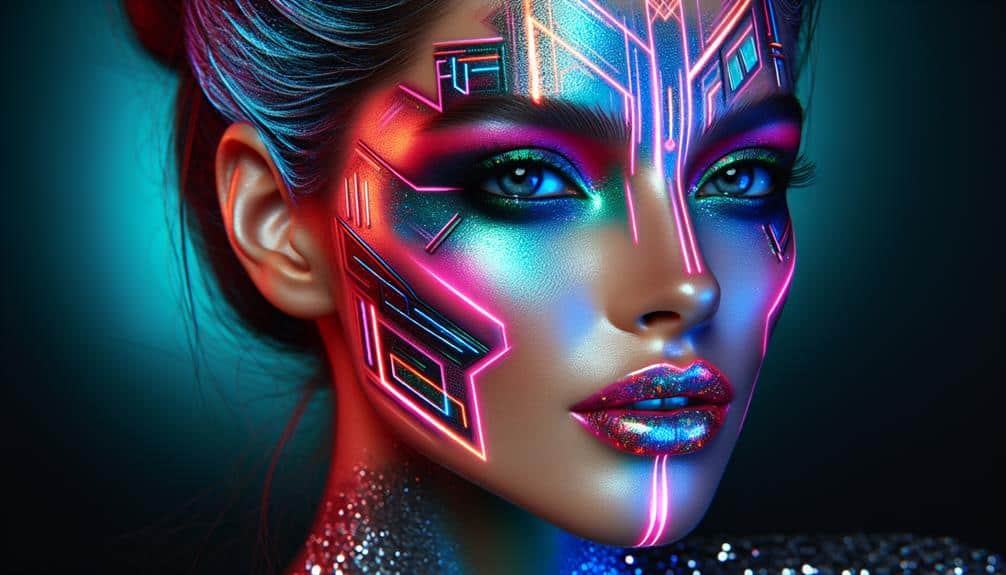 Futuristic Cyberpunk Makeup Tutorial