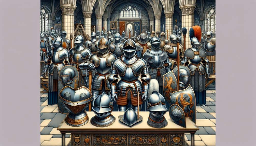 Selecting Medieval Knight Armor