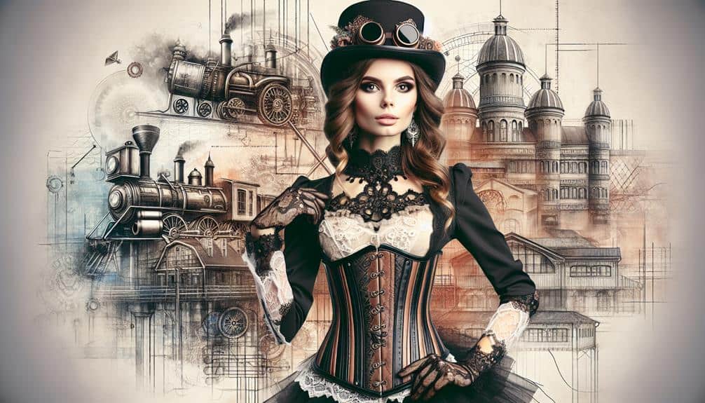 steampunk and gothic fashion