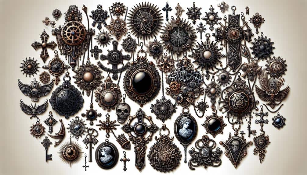 steampunk and gothic jewelry