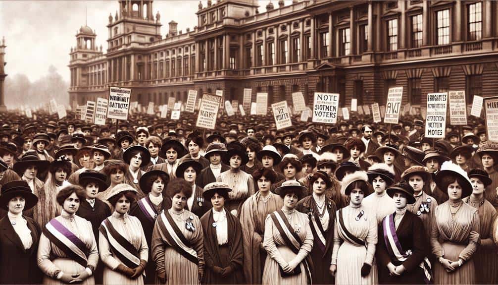 Suffragettes In Edwardian Era