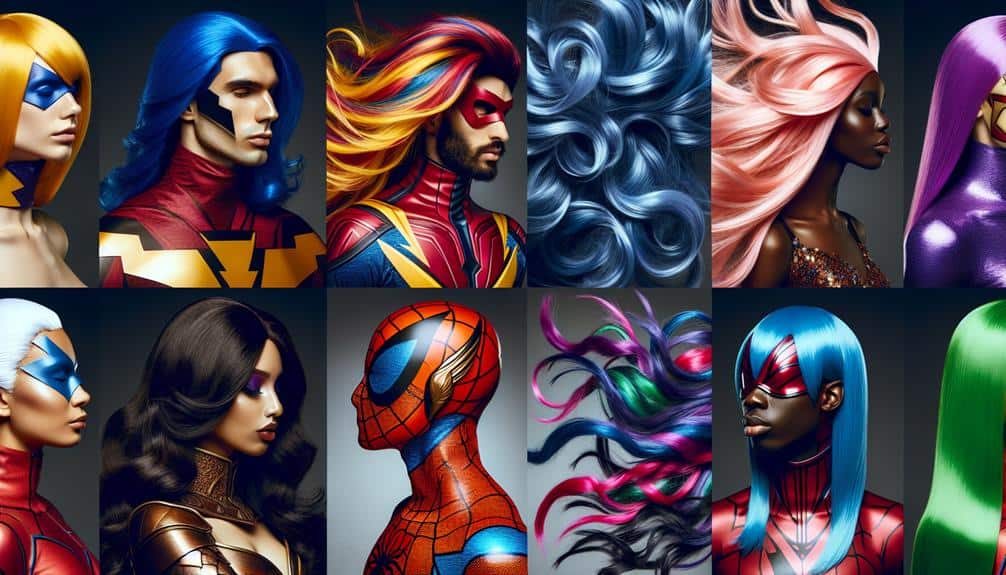 Superhero Hairstyle And Wigs