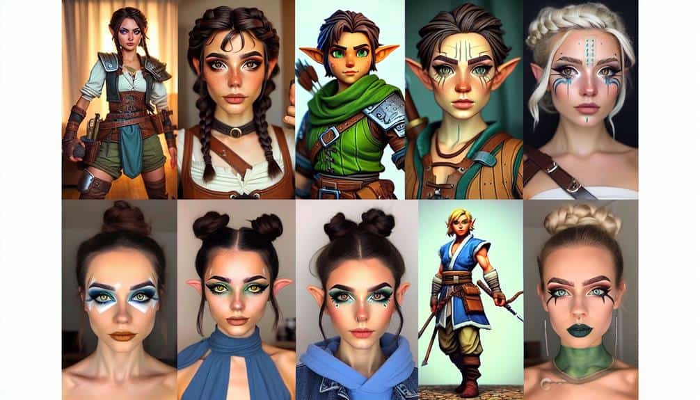 video game cosplay makeup