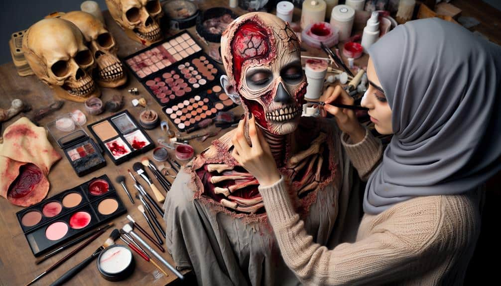 Zombie Makeup Techniques Revealed