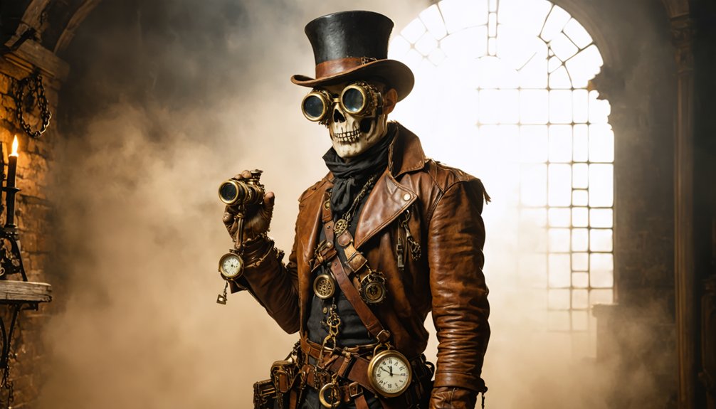 accessory driven steampunk expedition ensemble