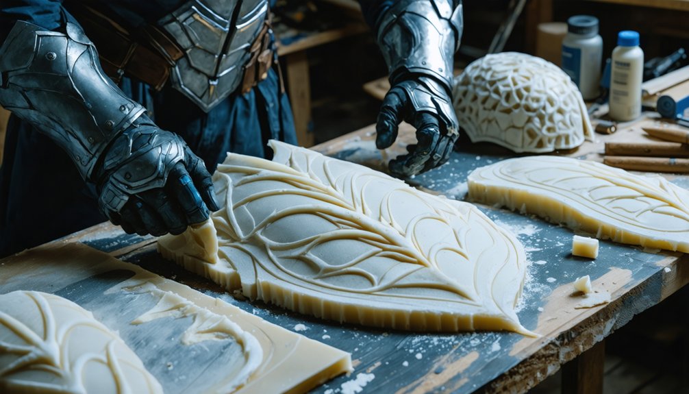 armor fabrication via foam techniques