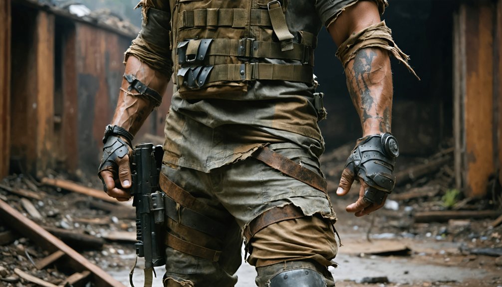 asymmetric deconstructed layered functional dystopian outerwear