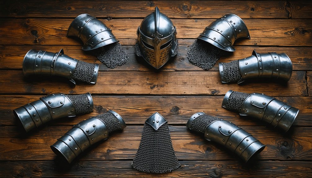 authentic medieval armor replicas discovered