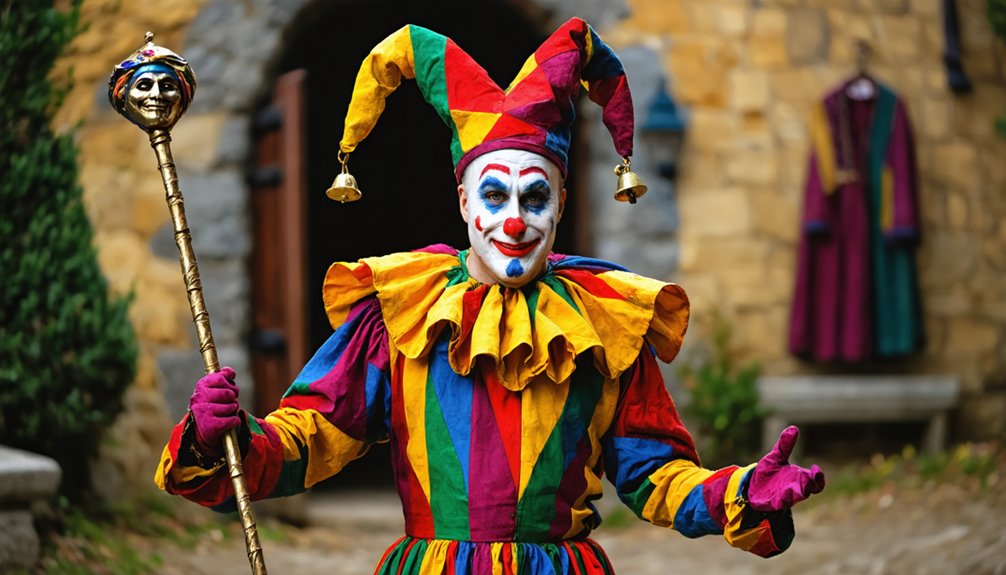 authentic medieval jester costume elements