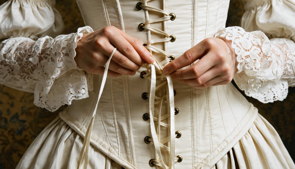 authentic period accurate lacing construction techniques