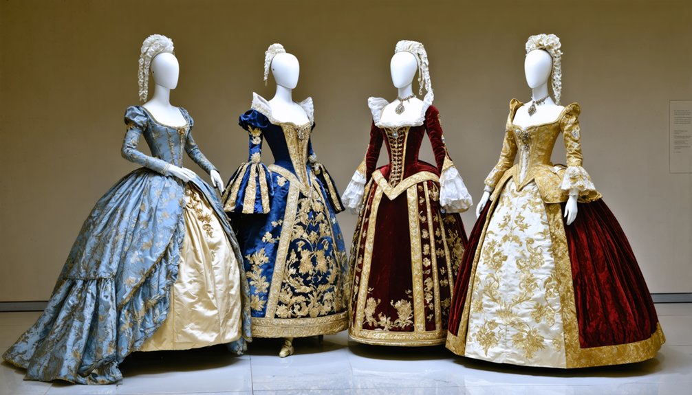authentic royal french 18th century costumes