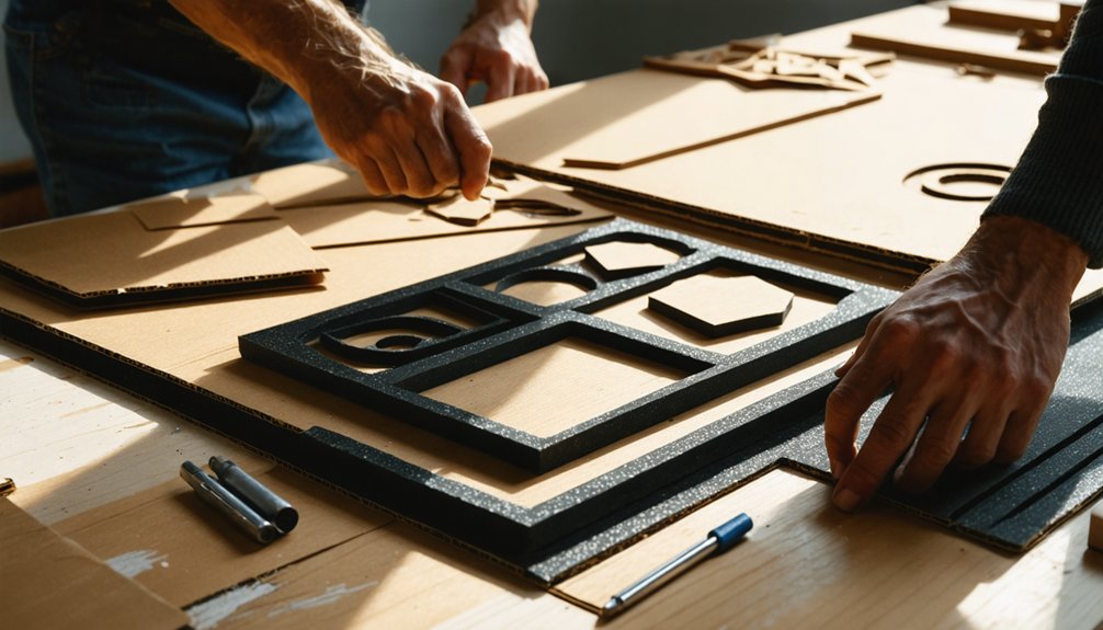 cardboard for versatile armor construction