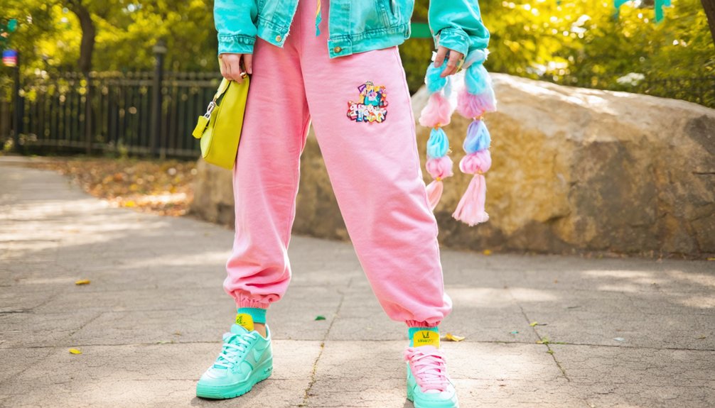 coordinated modular character inspired theme park outfits