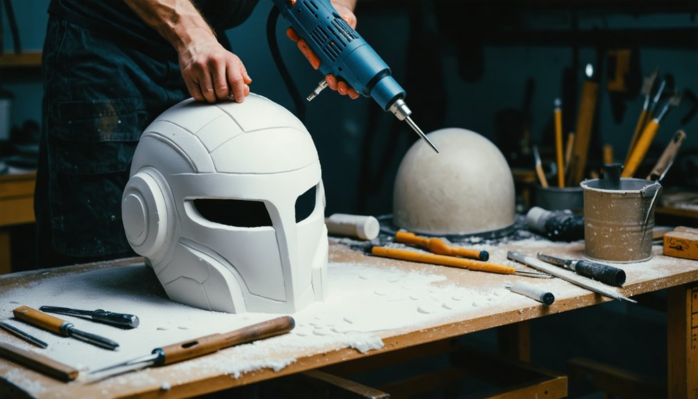 cosplay helmet construction techniques
