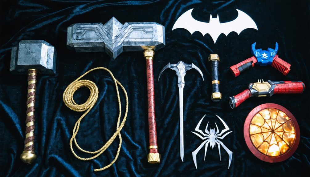 cosplay props for comic characters