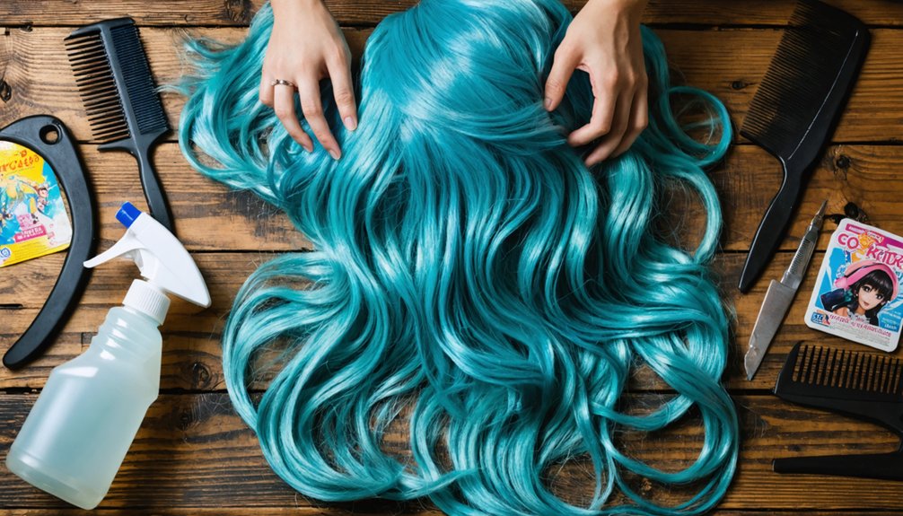 cosplay wig revival instructions