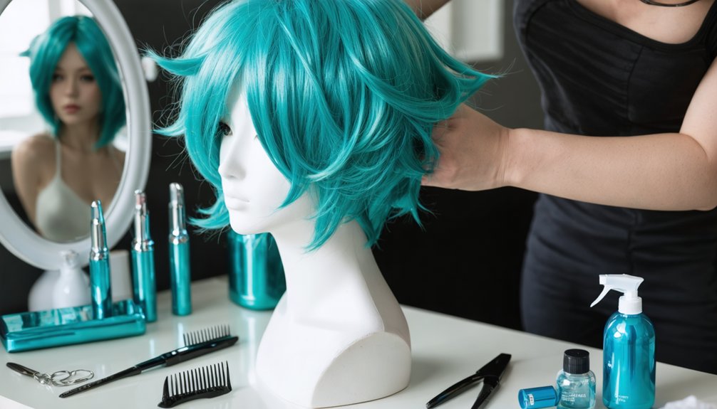 costume wig styling video game tips