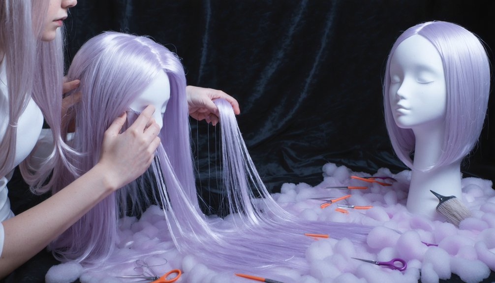 craft intricate fantasy cosplay wigs
