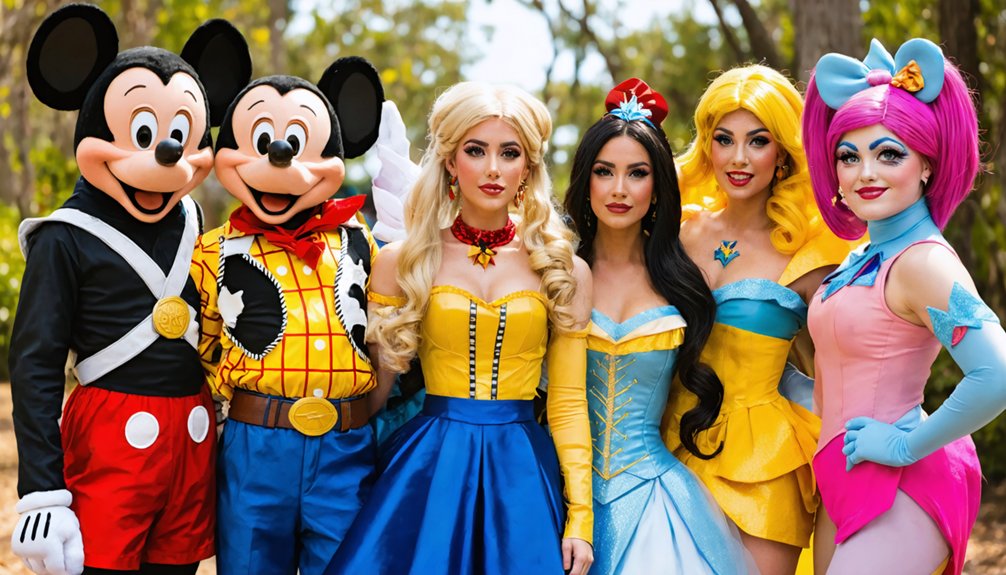 disney and pixar characters cosplay