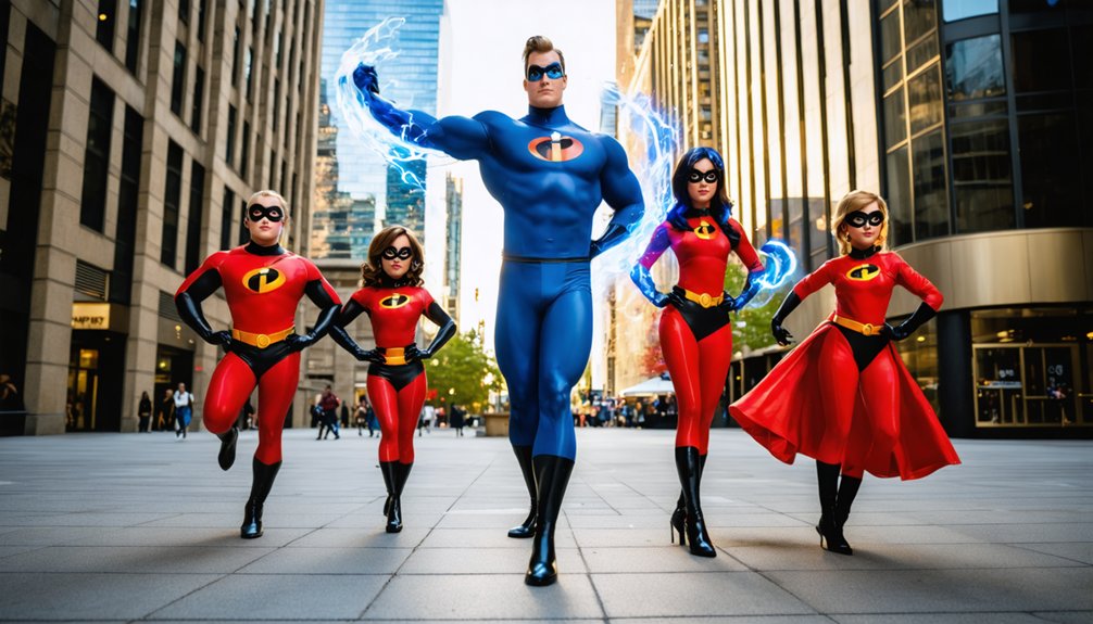 diy superhero family costumes