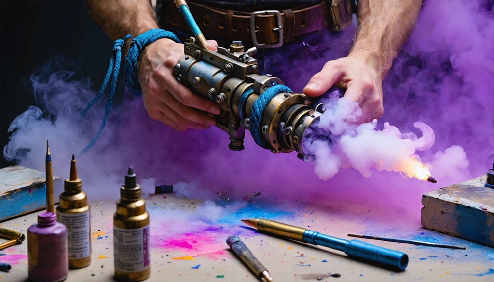 hand painted battle worn aesthetic