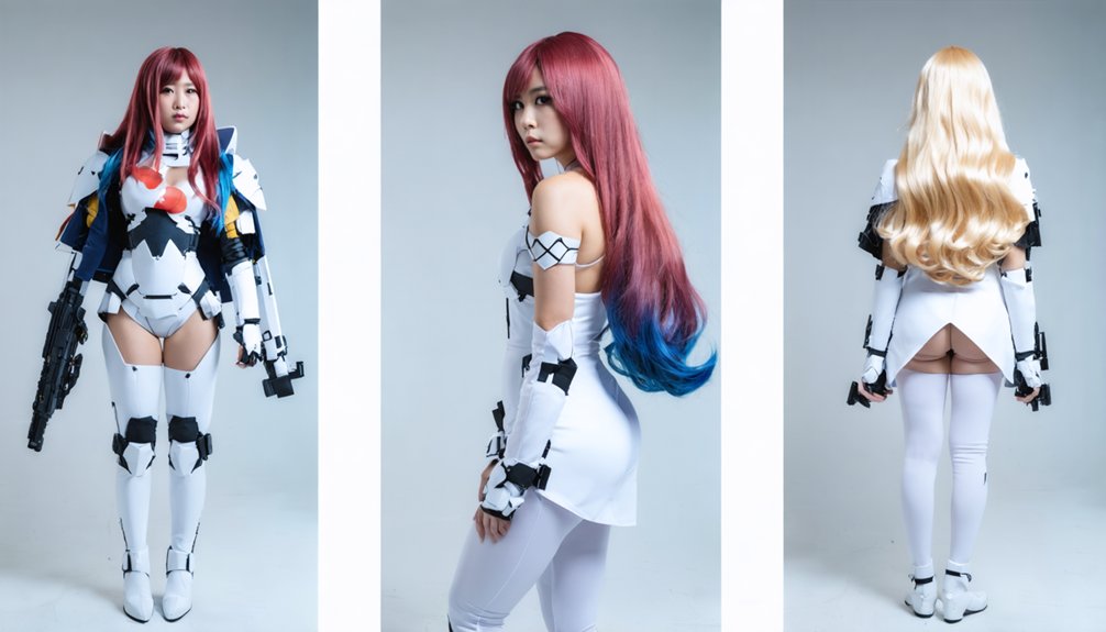 iconic character silhouette and palette