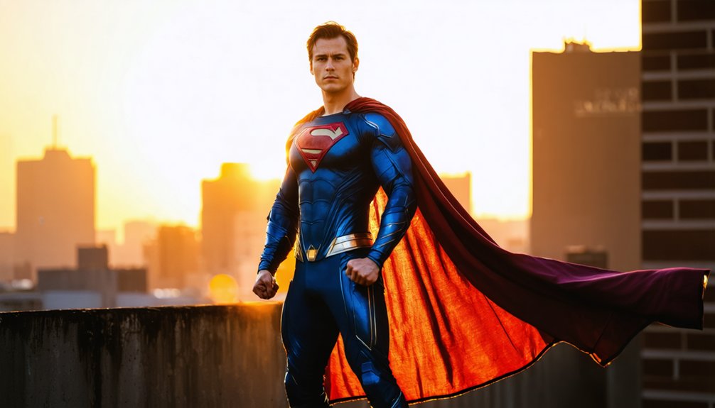 iconic comic book character poses