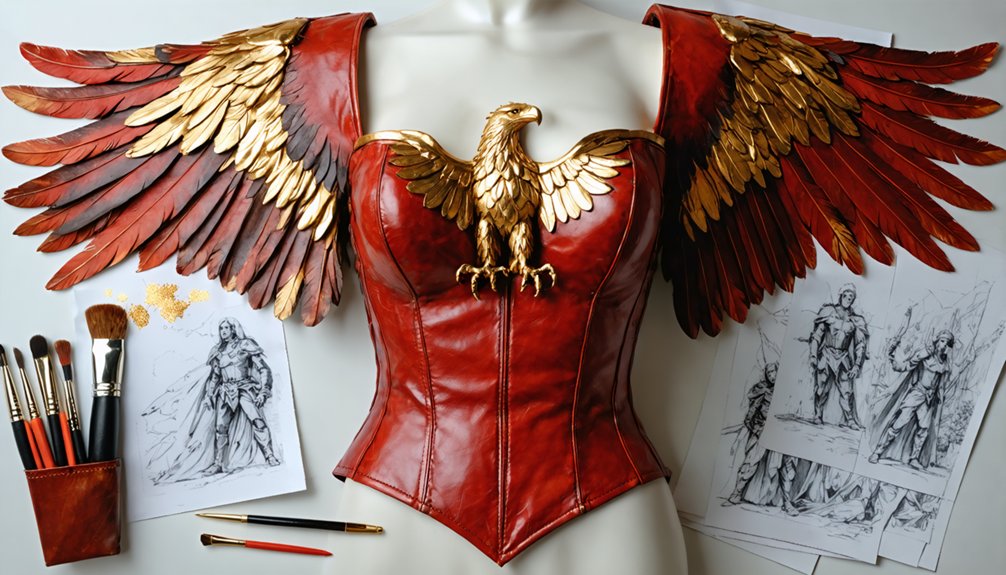 iconic heroic chest emblem construction