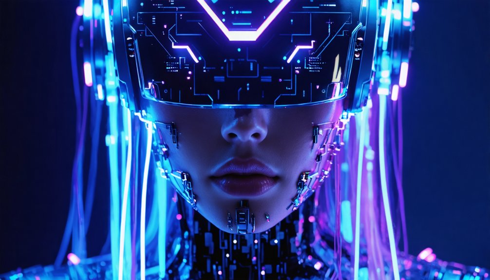 illuminating rechargeable convertible sci fi headwear