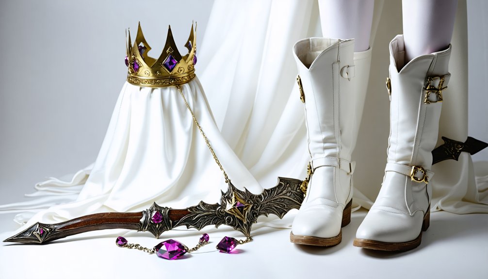 intricate jewelry and accessory construction