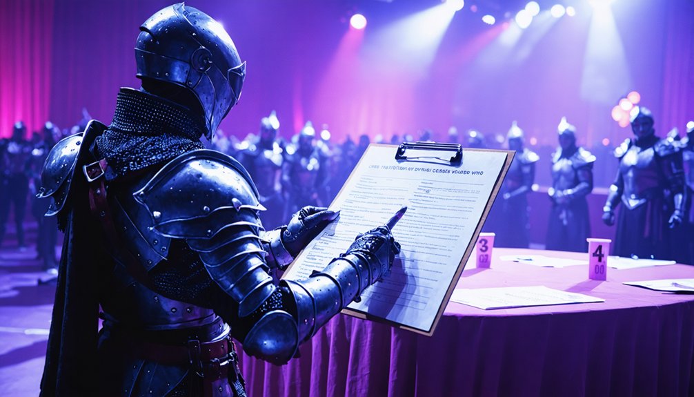 judging criteria performance construction craftsmanship