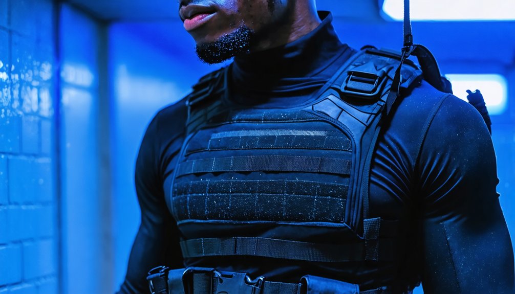 layered techwear cyberpunk foundation