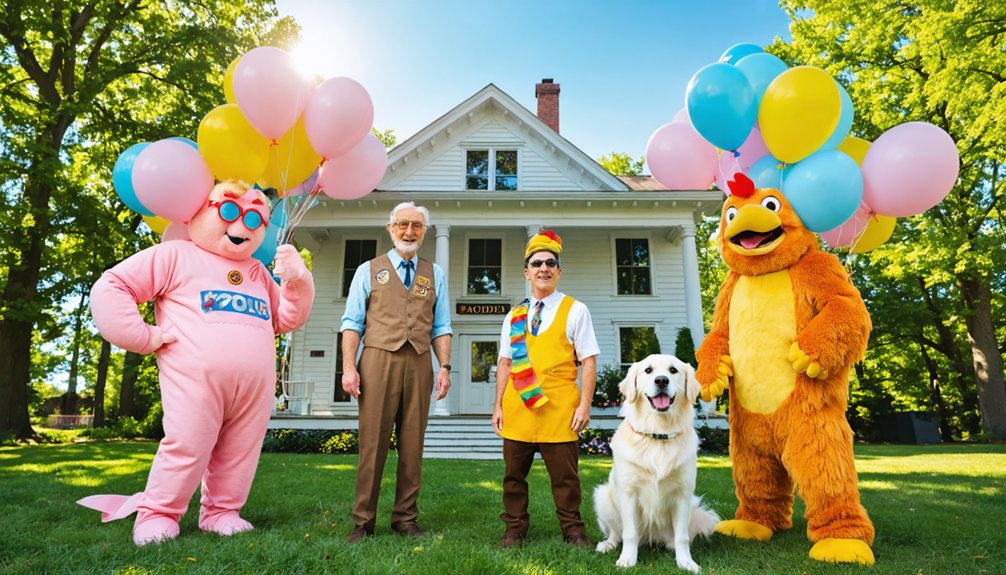 layered textured thematic iconic