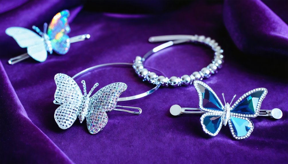 metallic hair accessories stylistic evolution