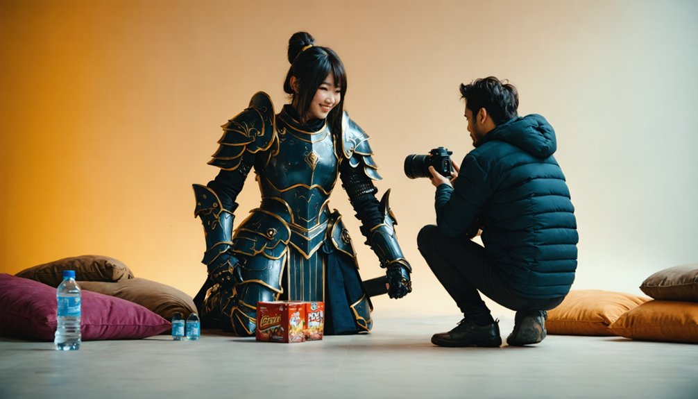 optimize photographic conditions for cosplay