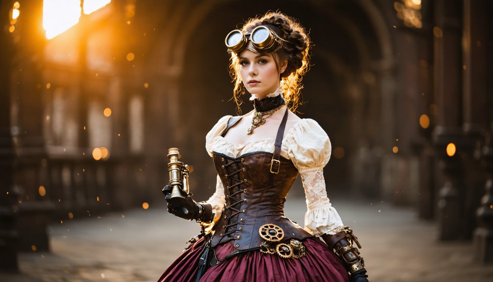 opulent structured dimensional transformative steampunk ensemble