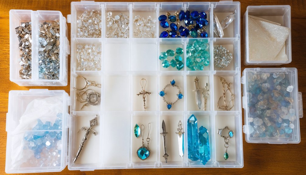 organized cosplay prop storage