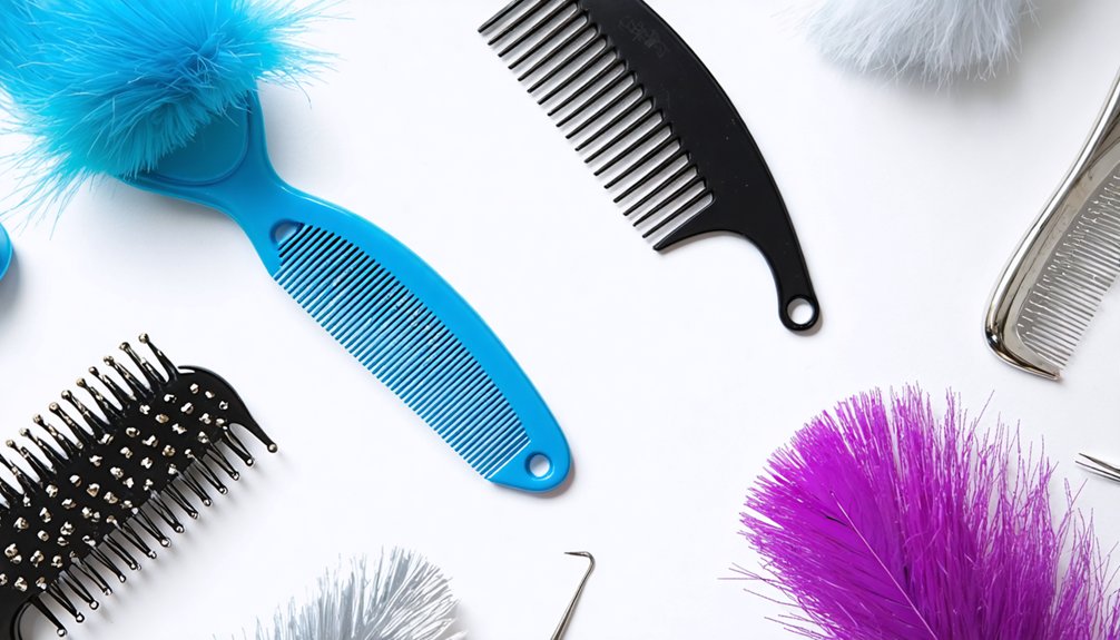 professional detailing brushes combs