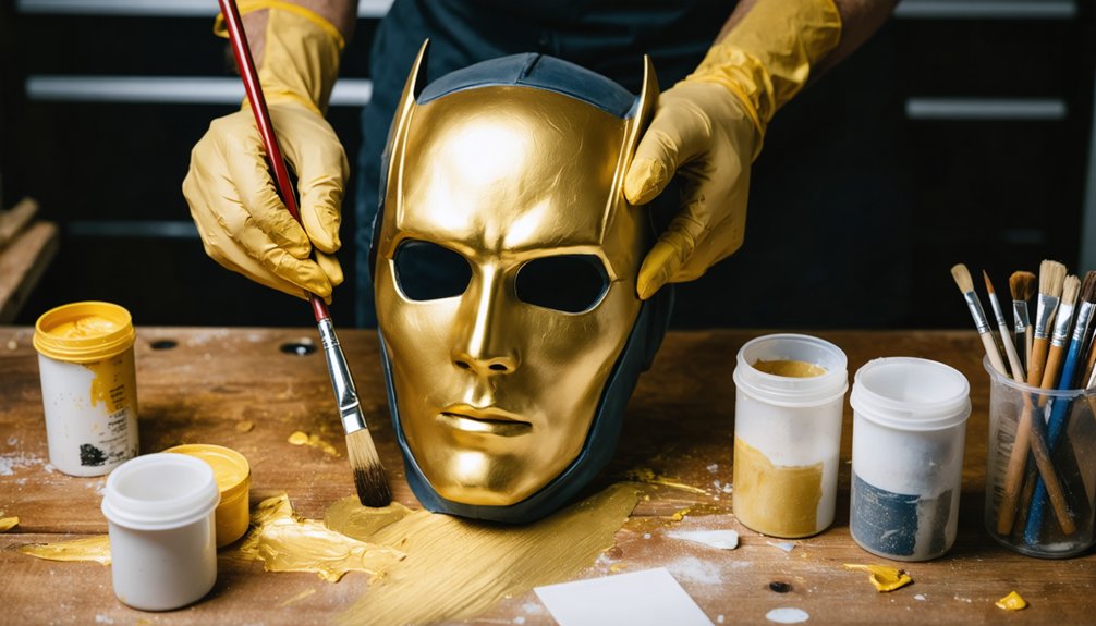 quick superhero mask decoration