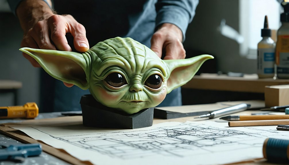 sculpting detailed eva foam prop