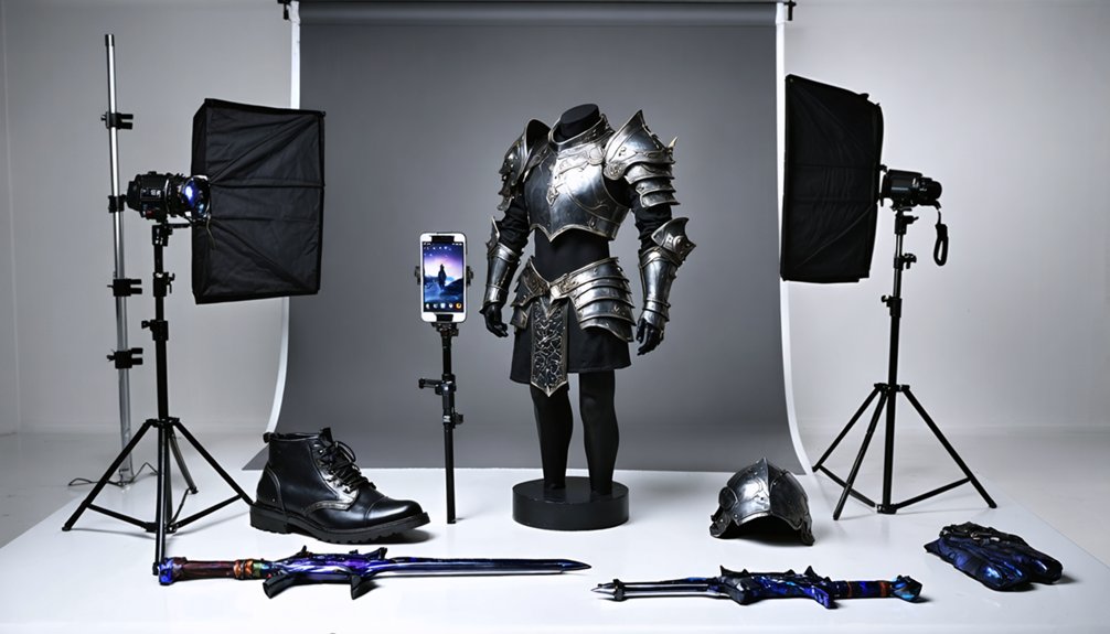 social media marketing costumes props