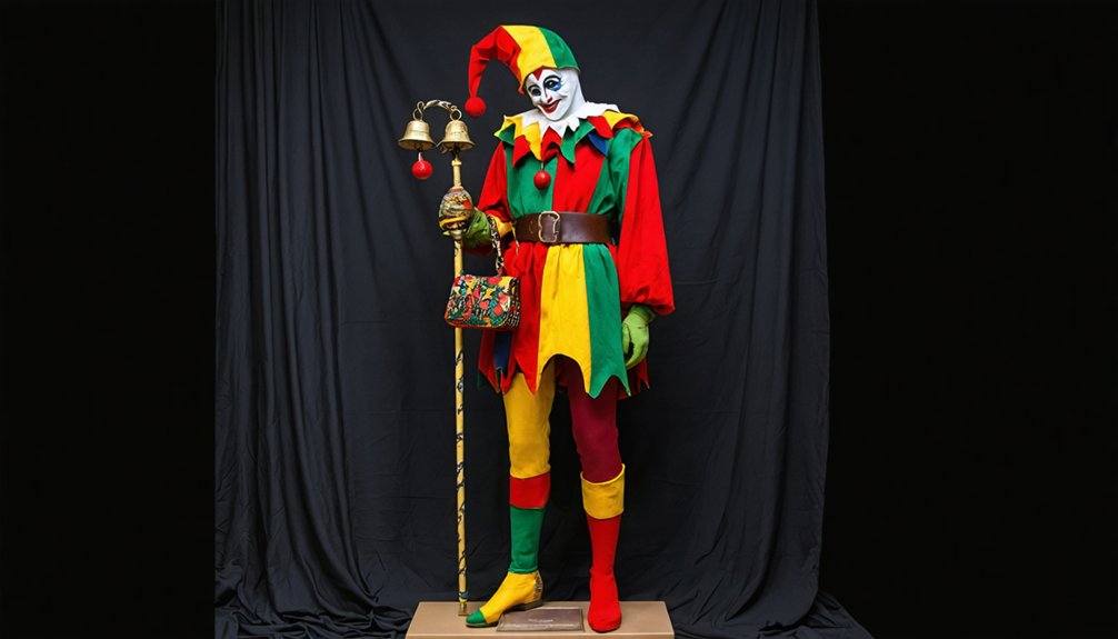 varied court jester s attire documented