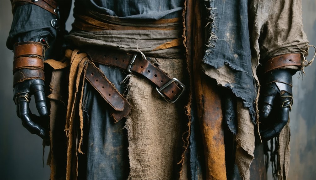 weathered layered dystopian earthtones