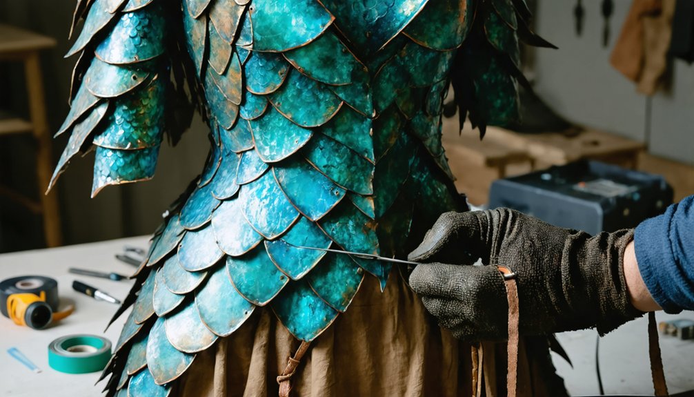 adjustable dragon scale chestplate