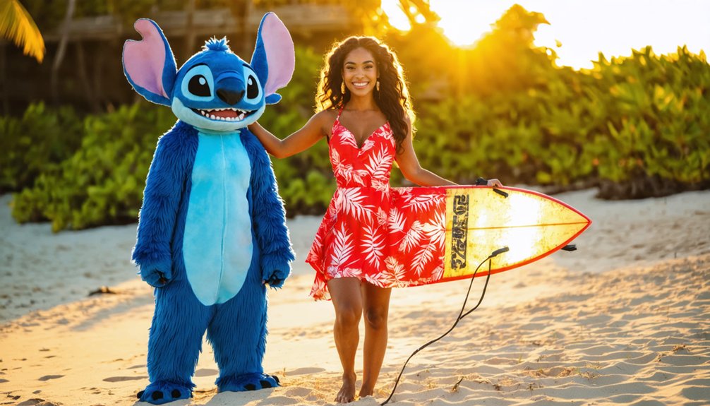 adorable lilo stitch couples cosplay
